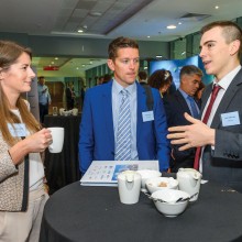 Catherine O’Brien, Accenture, with Edon Byrnes, DWF Dublin and Luke Wakeling, Baringa.
